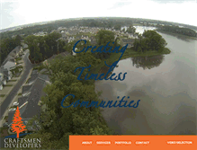 Tablet Screenshot of craftsmendevelopers.com